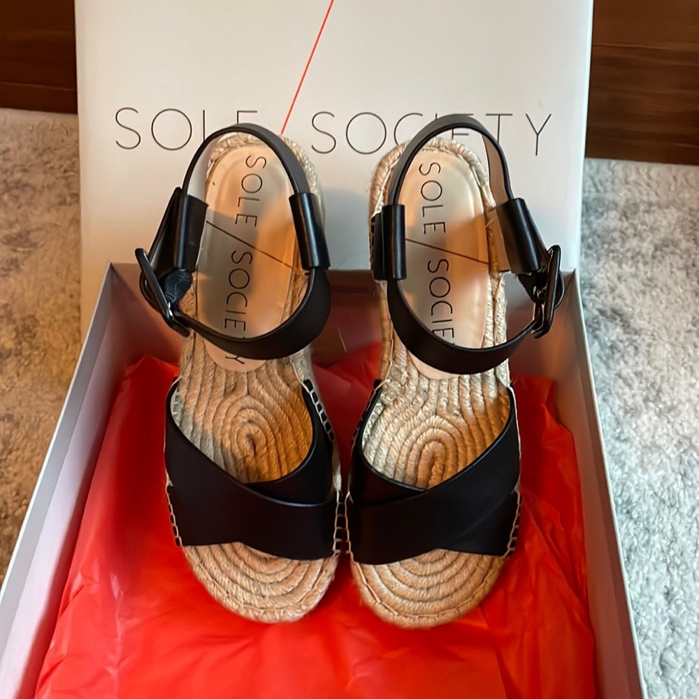 Sole society platform sandals